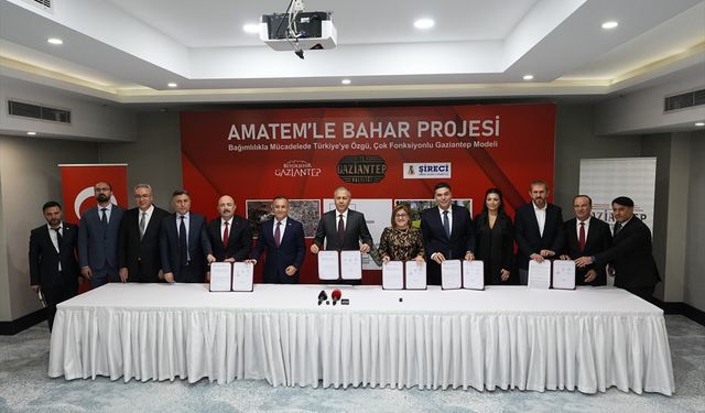 Bakan Yerlikaya Gaziantep’te AMATEM protokolüne katıldı