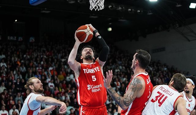 Milliler İsviçre’yi Rahat Geçti: 85-60