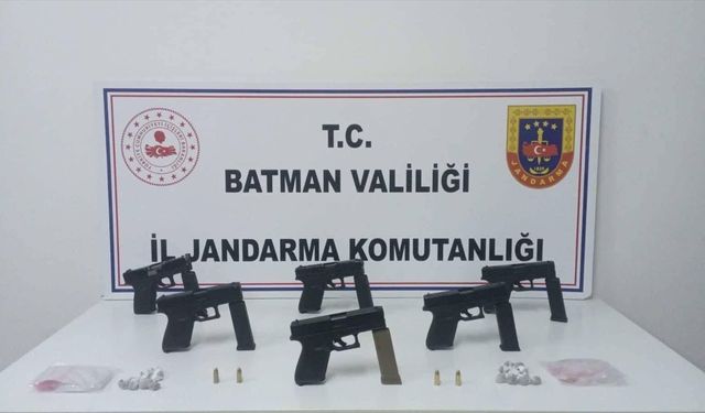Batman'da silah satan 4 şüpheli tutuklandı
