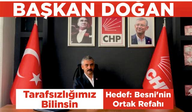 Besni CHP'den STK Seçimleri Açıklaması: "Tarafsızlığımız Bilinsin"