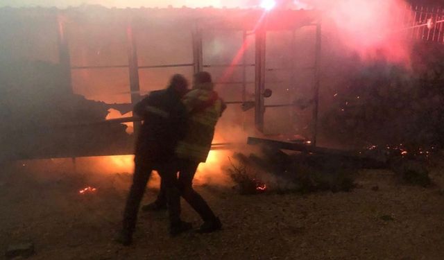 Besni'deki Yangın Hızlı Müdahale Sonucu Söndürüldü