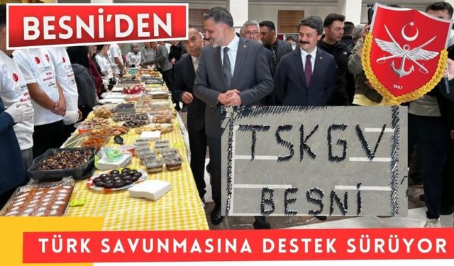 Besni'den Türk Savunmasına Destek Sürüyor!