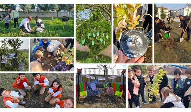 Fidanlar, "Atatürk ve Vatan Sevgisi"yle Dikildi