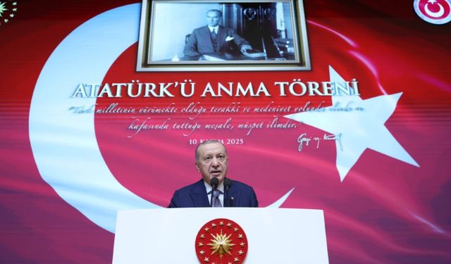 Cumhurbaşkanı Erdoğan; “Atatürk’ü Saygıyla Yâd Ediyorum.”
