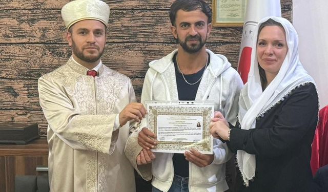 İsveçli Hanım Şırnak'ta Müslüman oldu