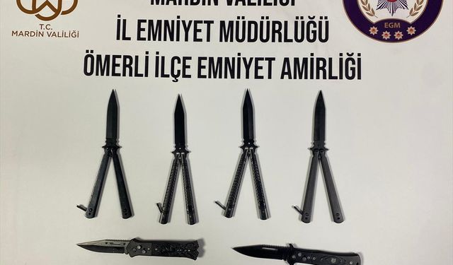 Bıçak satan seyyar satıcı hakkında işlem başlatıldı