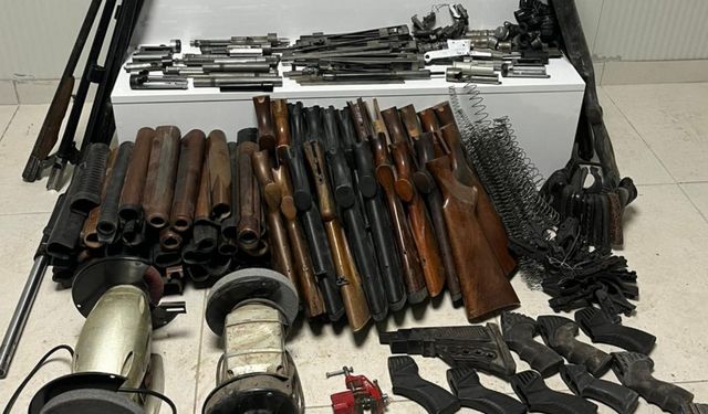 Ruhsatsız silah onarımı ve ticaretine yönelik operasyon