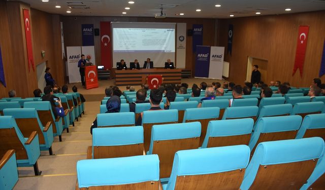 Şırnak’ta Afet Risk Planı Değerlendirildi