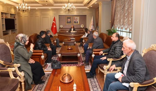 Vali Osman Varol, şehit aileleri ve gazileri ağırladı