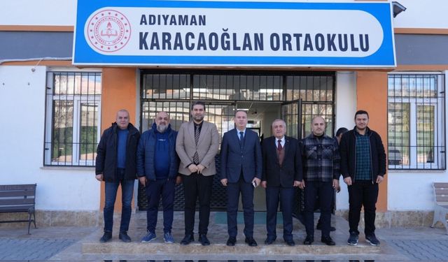 Adıyaman İl Millî Eğitim Müdüründen Okul Ziyaretleri