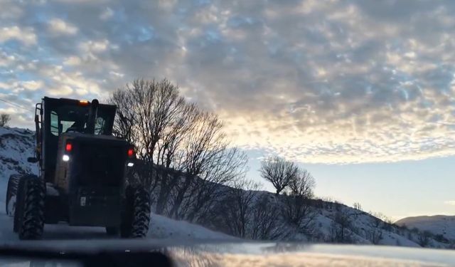 Adıyaman'da da karla mücadele başladı