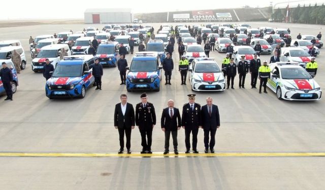 Adıyaman’ın Güvelik Hizmetine 116 Yeni Araç Katıldı…