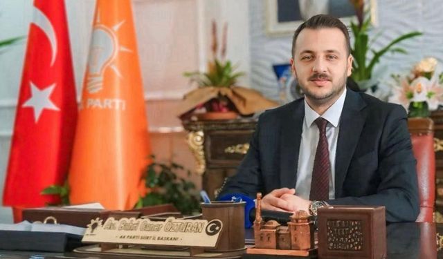 AK Parti Siirt İl Başkanı Özturan'dan yeni yıl mesajı
