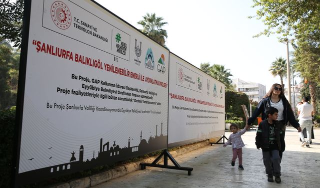 Balıklıgöl'de yenilenebilir enerjiyle aydınlatılıyor