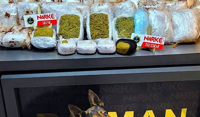 Batman’da tırda 37,9 kilo madde ele geçirildi