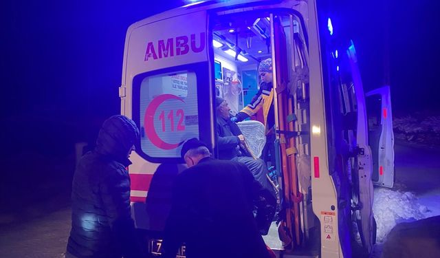 80 yaşındaki kişi hastaneye ulaştırıldı