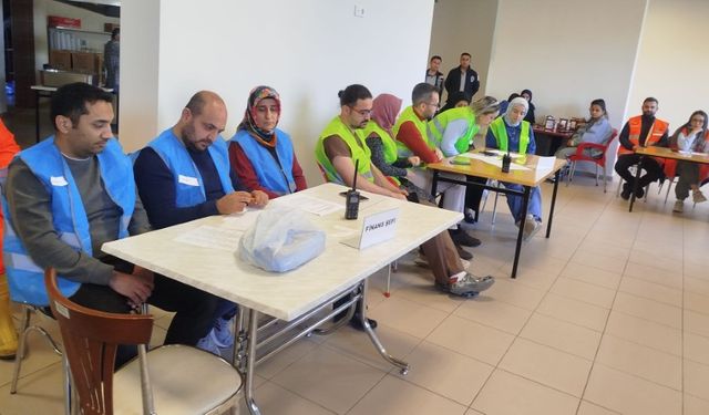 Besni Devlet Hastanesi’nde Toplu Zehirlenme Tatbikatı