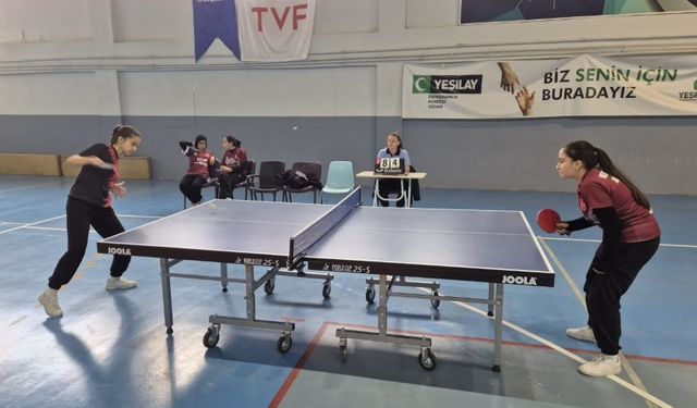 Besnili Gençler Masa Tenisinde Zirveye Odaklandı!
