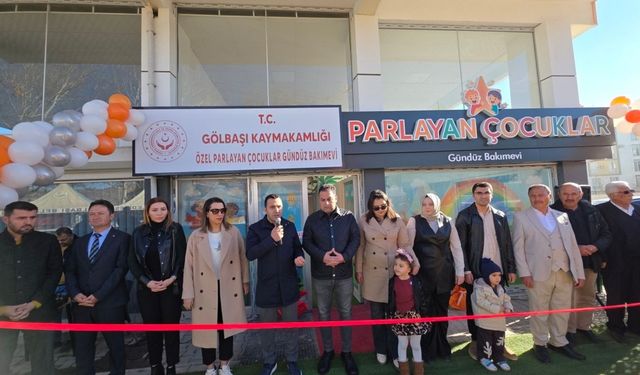 Gölbaşı ilçesinde yeni gündüz bakım evi açıldı