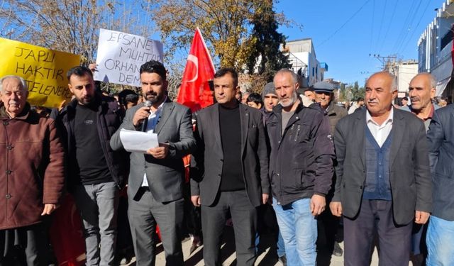 Kahta'da 50 yıllık tapu sorunu için eylem