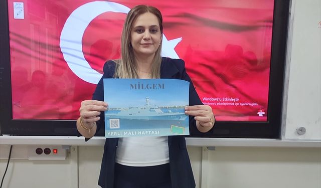 Kilis'te öğrencilerden yerli ve milli üretim klibi