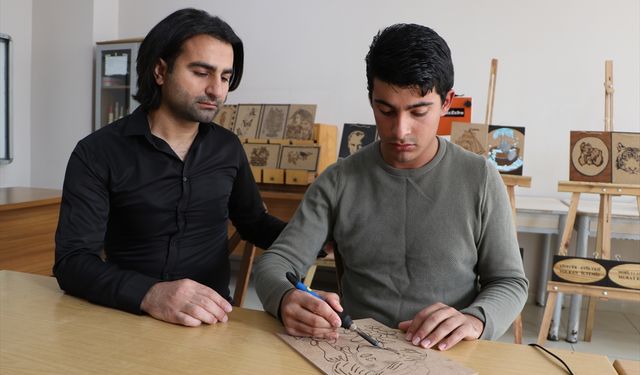 Kilis’te Erdem’in Ahşap Yakma Başarısı