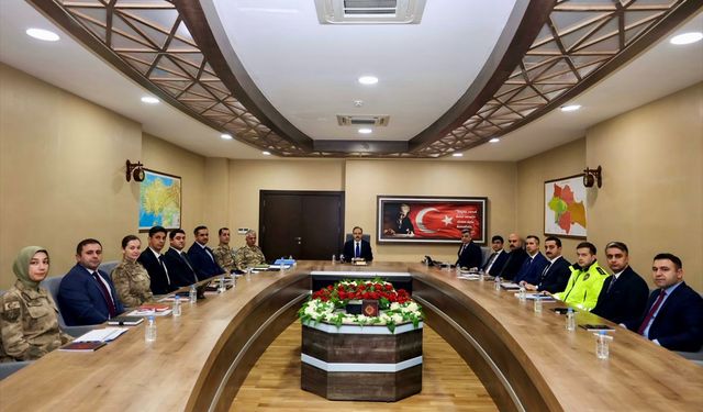 Siirt'te 'İl Güvenlik ve Asayiş Toplantısı' yapıldı