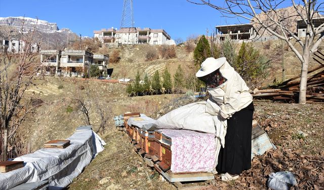 Arıcılık sayesinde 5 çocuğunu üniversitede okuttu