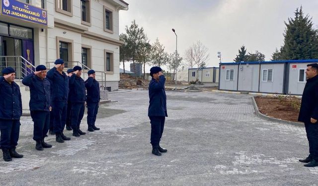 Tut Kaymakamı’ndan Jandarma’ya Ziyaret