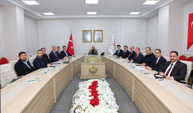 Adıyaman'da haftalık koordinasyon toplantısı yapıldı