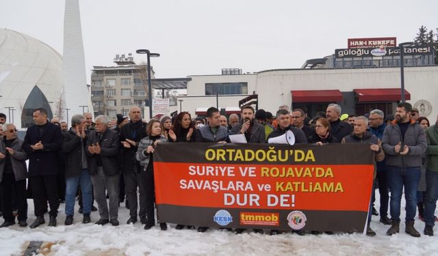 Adıyaman KESK; 'Savaşlara ve katliamlara dur denilmeli'