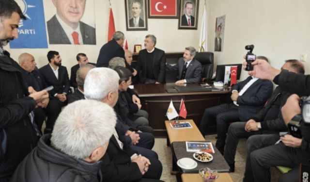 Ahmet Aydın'dan AK Parti Gerger İlçe Teşkilatı'na Ziyaret