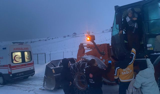 Batman’da Köyde Mahsur Kalan Hamile Kadın Kurtarıldı