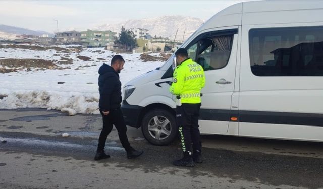 Batman'da okul servisleri denetlendi