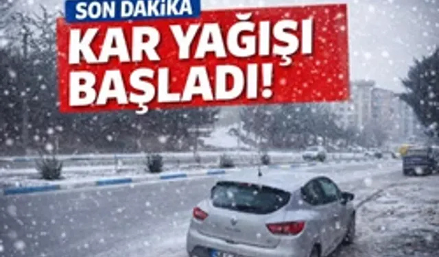 Meteoroloji Tahminleri Tuttu; Besni’de Kar Başladı