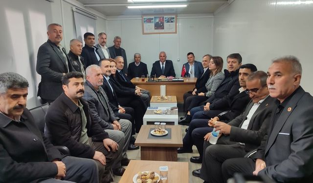 CHP heyetinden Adıyaman Muhtarlar Derneğine ziyaret