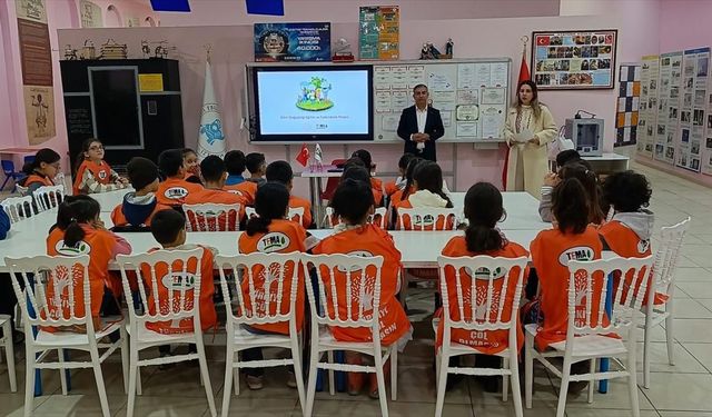 Cizre'de öğrencilere iklim değişikliği eğitimi