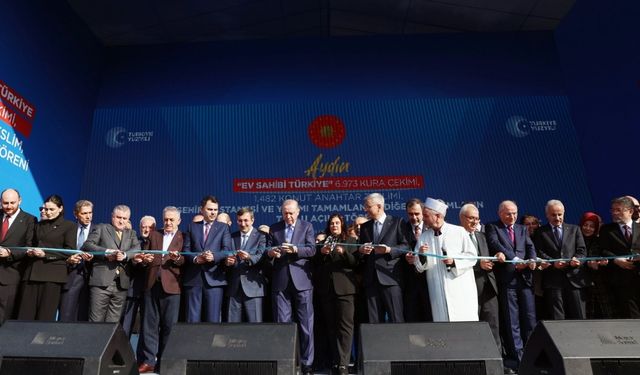 Cumhurbaşkanı Erdoğan Aydın'da açılış törenine katıldı