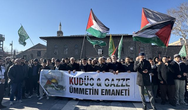Diyarbakır'da İsrail'in Gazze'ye saldırıları protesto edildi