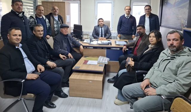 Emlakçılardan Tapu Müdürlüğü ve Vergi Dairesine Ziyaret