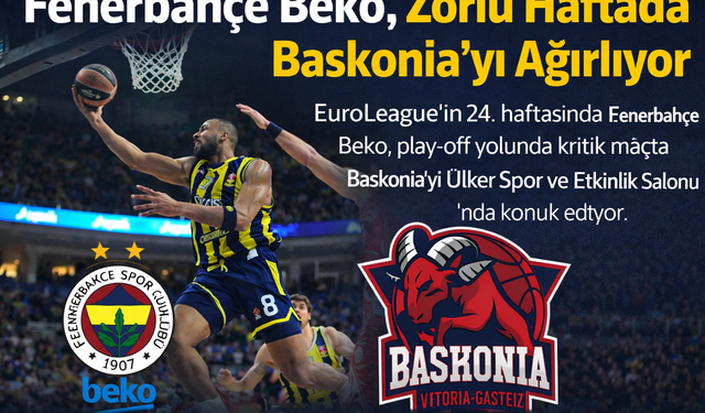Fenerbahçe Beko, Zorlu Haftada Baskonia’yı Ağırlıyor