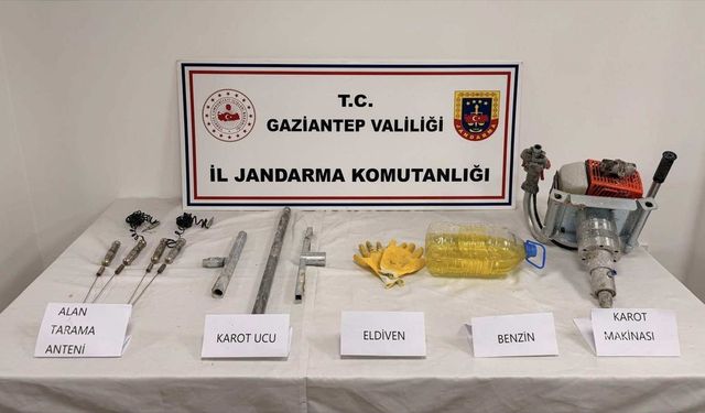 Gaziantep’te tarihi eser operasyonu: 5 gözaltı