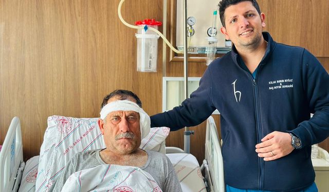 Siirt tükürük bezi tümörü ameliyatı yapıldı