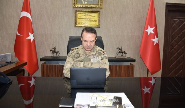 Şırnak İl Jandarma Komutanı Tombul oylamaya katıldı