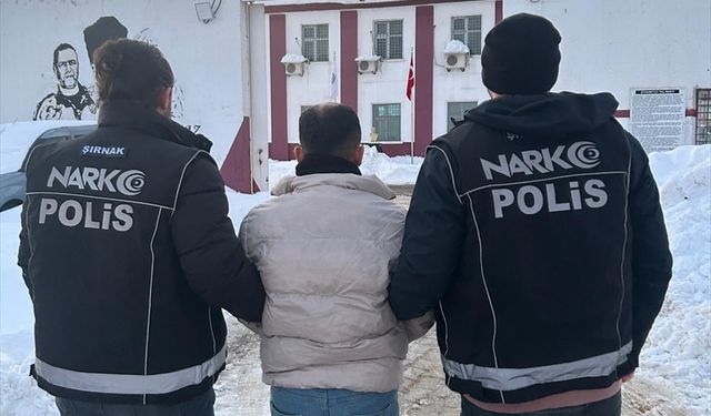 Şırnak'ta uyusturucu suçundan aranan hükümlü yakalandı