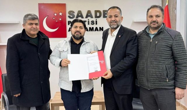 Süleyman Kılınç Saadet Partisi Besni ilçe başkanı oldu