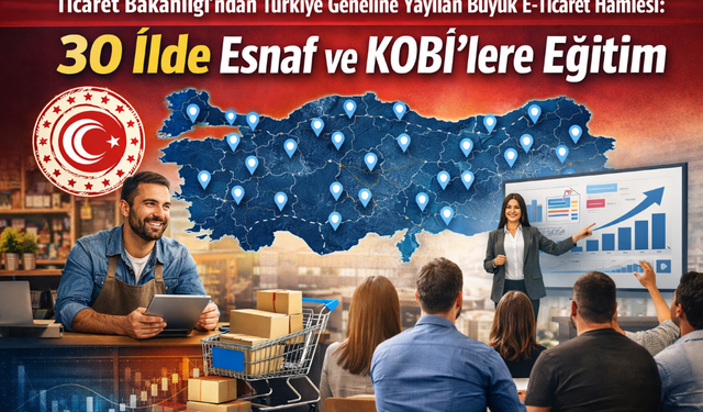 E-Ticareti Güçlendirme Projesi 30 İlde Başlıyor
