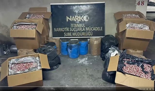 Dev Operasyon: 2,7 Milyon Hap Ele Geçirildi