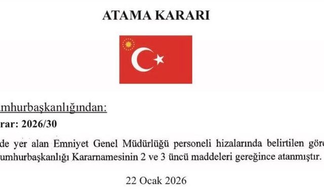 Bilecik, Niğde ve Yalova'nın Emniyet Müdürleri Değişti