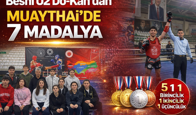 Besni 02 Do-Kan’dan Muaythai’de 7 Madalya